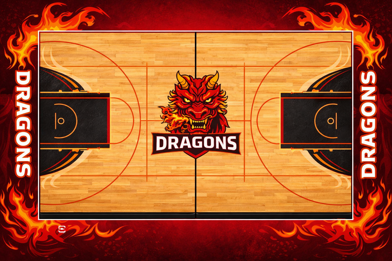 主题定制运动球场效果图